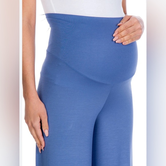 Pants - Blue Maternity Pants